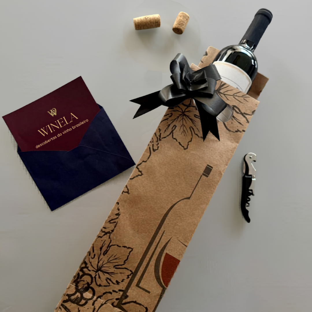 Kit Clássico - Vinho Tinto Salvattore + Abridor Sommelier